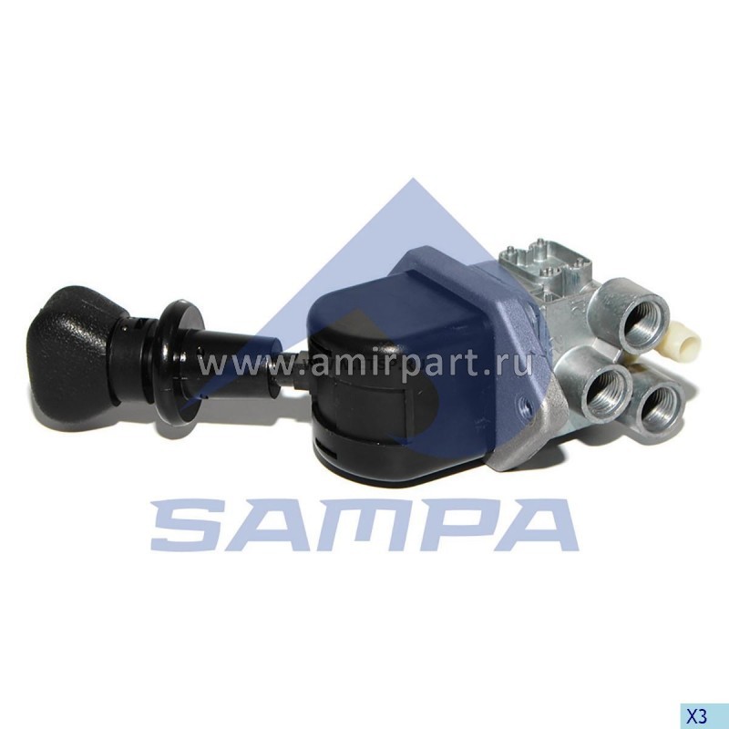Кран тормозной ручной MAN L/M/F2000/TGA/DAF 81.52315-6156/Sampa 093.190