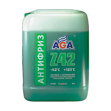 Антифриз готовый к применению до -42 зеленый 10л AGA050Z