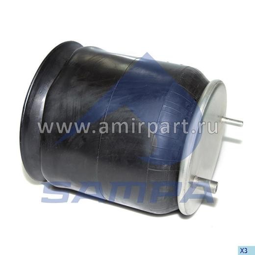 Пневморессора со стаканом (пластик) 1 шп.+штуц./4 отв.xМ12/Sampa SP554156KP/W01-358-9082