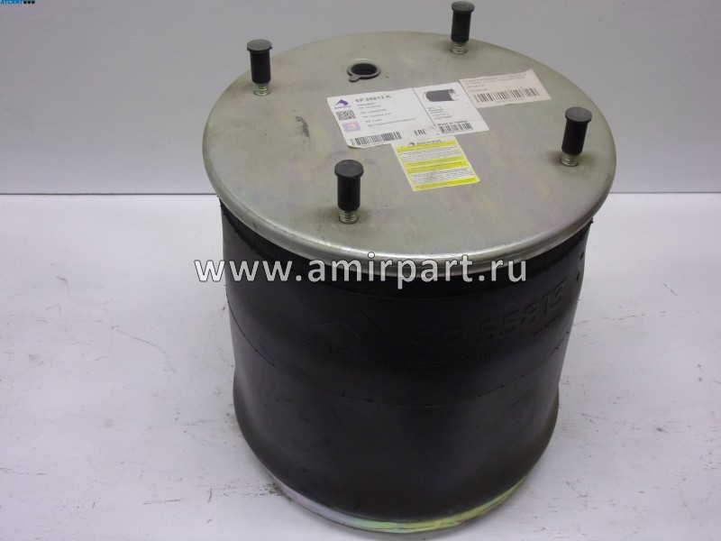 Пневмоподушка подвески со стаканом SAMPA (4 шп.+возд. / 4 отв.) SAF SP 55813-KR