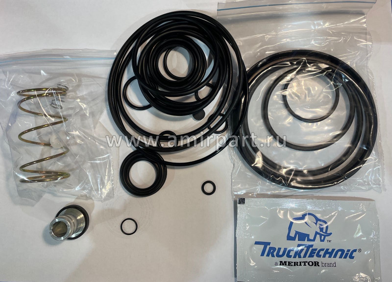 Ремкомплект крана управления тормозами прицепа(клапан пружины упл). Trucktechnic WSK.58.5