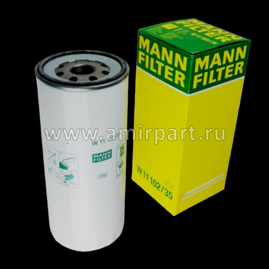 Фильтр масляный W11 102/35 IVECO, Renault