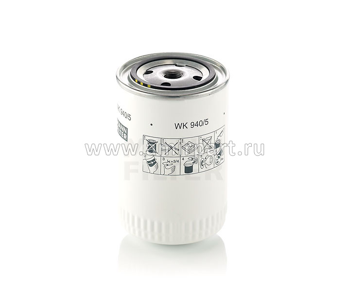 Фильтр топливный Fleetguard FF231 / Mann+Hummel WK 940/5 @90987