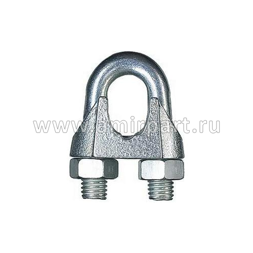 Зажим канатный оцинкованный DIN 22