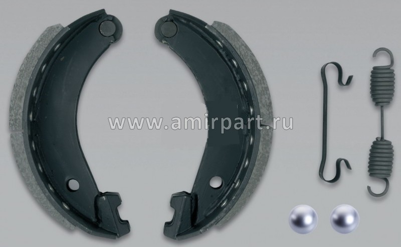 Колодка тормозная SAF 420x180 с роликом/накладками OR842027 @12834