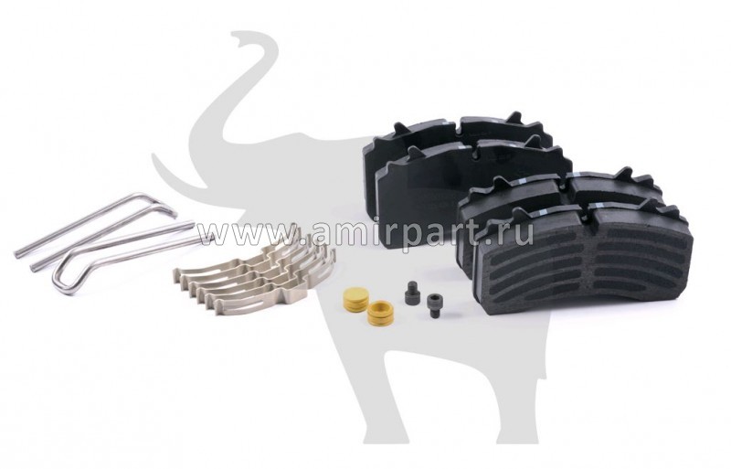 Колодки дисковые Wabco MAX 22T Schmitz mnvD279P, 2933606, 6402229232
