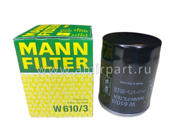 Фильтр масляный MANN W610/3 / Nac 8879