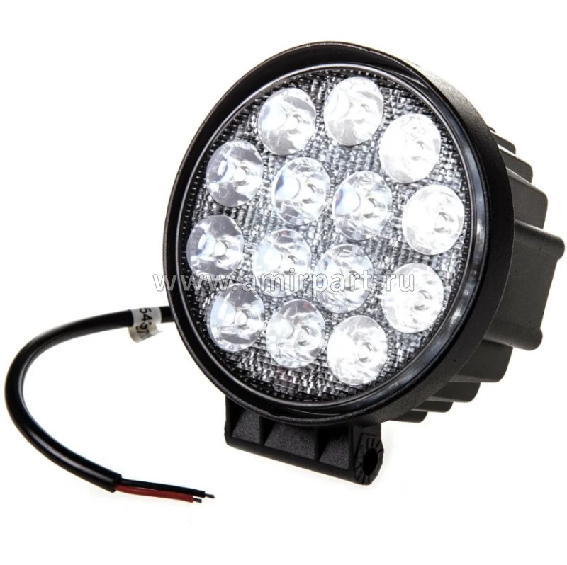 Фара светодиодная OFF Road 115мм диаметр круг.12V/24V 27W 9 диодов