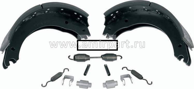 Комплект колодок в сборе SNK420*180 - SAF 3434365300 комп на колесо (К+Н+РМК) / WWI BSK2450 @85440