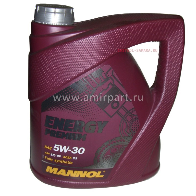 Масло моторное 5w30 син. Mannol Energy Premium 5л (SN; C3) АКЦИЯ по цене 4л