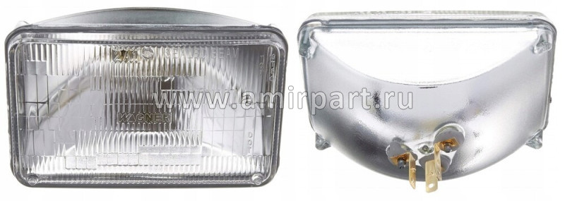 Фара дальнего света H4656 / H4652 (лампа-фара); 12V 100/75W; (5 дюймов)