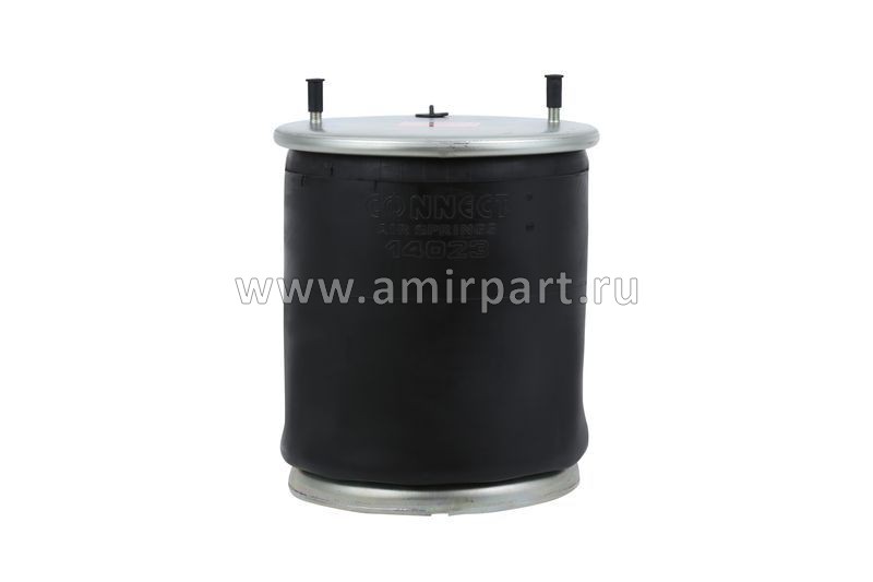 Пневмоподушка со стак.!2шп.M12смещ.25. 1отв.штуц.M22., Поршень стальн. 4отв.М12 \SAF