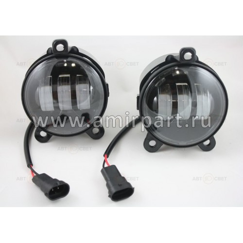 Фара п/т LED R3 30W красная арт.Ф-0706