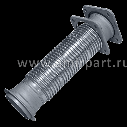 Металлорукав КАМАЗ-ЕВРО в сборе L=360мм, D=80мм (нержавеющая сталь) 54115-1203012-01