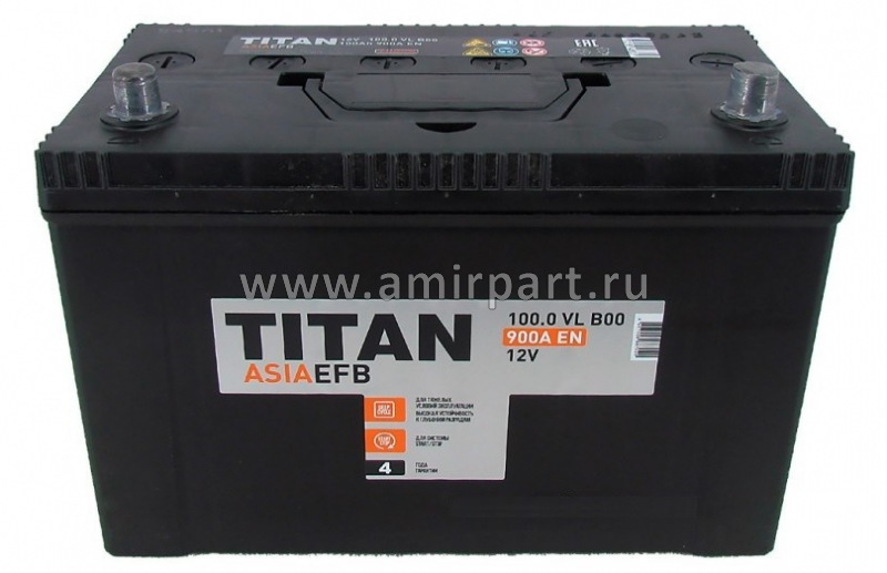 Аккумулятор 6 СТ-100.0 TITAN ASIA EFB о.п.