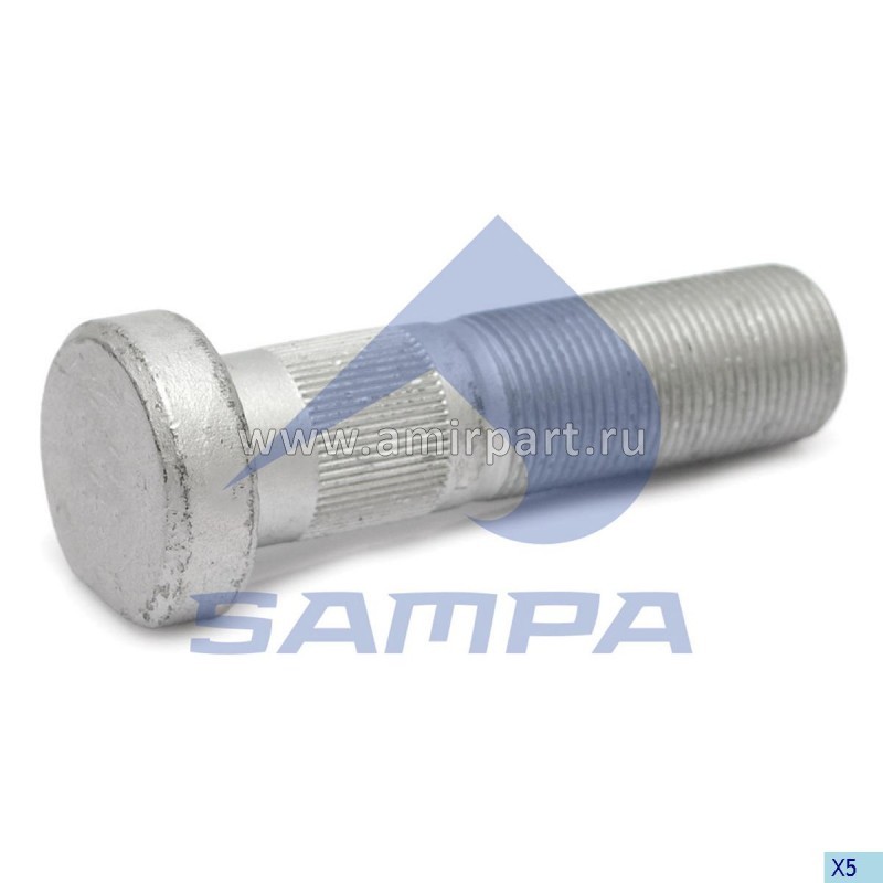 Болт крепления колеса M22*1.5*83 SAF (01.303.1074.11) / Sampa 075.103 @87052