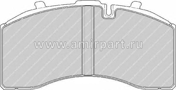 Тормозные колодки, комплект AUGER 80741