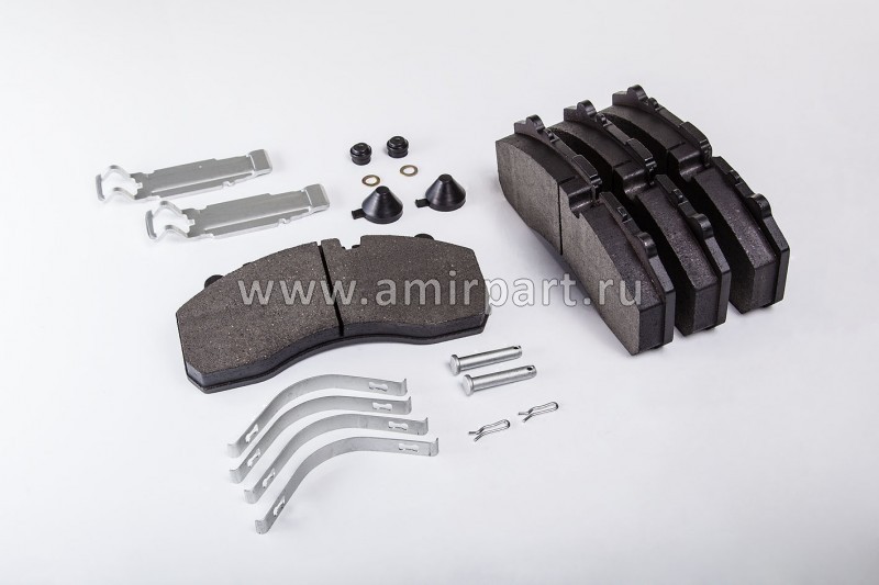 Комплект тормозных колодок WVA 29061, 248,0*109,0*30,0 (с установ к-том) Fomar Grand 55674081FG