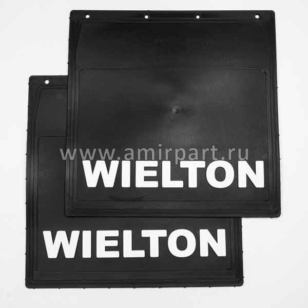 Брызговик 400*400 LUX черный Wielton белая надпись