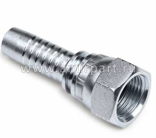 Фитинг JIC 0° 1/4" резьба 7/16
