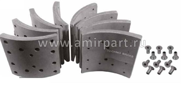 Комплект барабанных накладок 410х163 STD MAN 81.50221-0944/UC