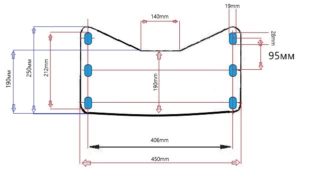 Проставка под седельное устройство универсальная