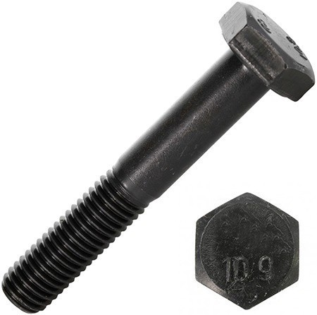 Болт M24x200 10,9 DIN931 черный