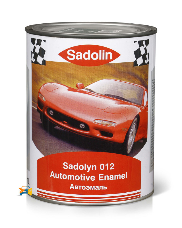 Автоэмаль "Sadolin" синяя 1л алкид.