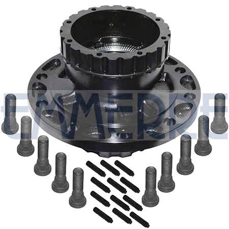 Ступица (c подшипниками) Volvo FE/FH/FM/RVI Premium/Magnum DXi 85107753 / Techno Brake 931426 @96385