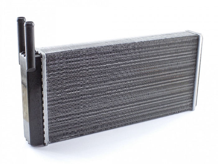 Радиатор отопителя УРАЛ 4320,5557 (дв.ЯМЗ) 2 вых.ф16 прямые (4-х рядный) медный 4320-8101060