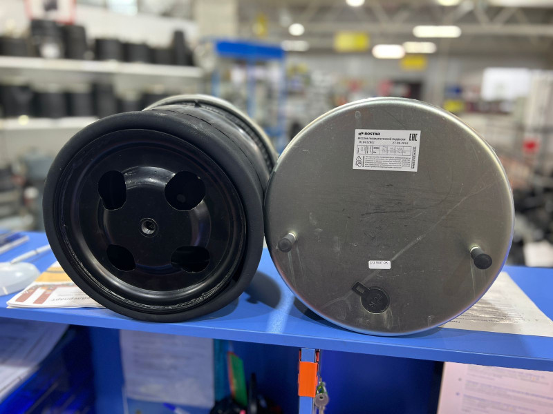 Пневморессора со стаканом 2 шп.+возд. 1 отв. 3.229.0042.00 SAF / Rostar R1DGS28E2 стальной ст @15768