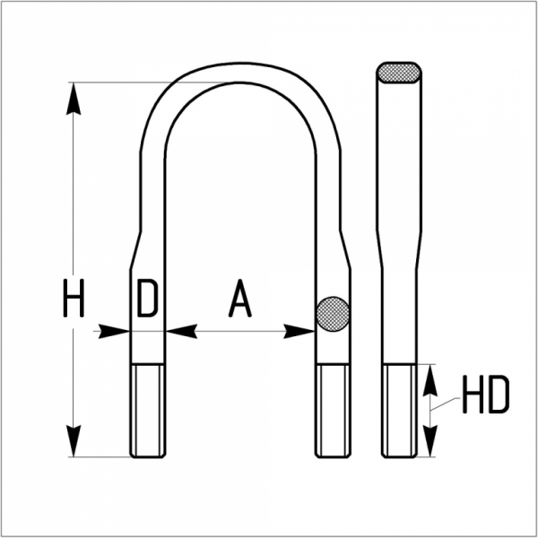 Стремянка M22x1,5 L=240мм.	SCHMITZ (016888) / M1800473, RoS&B (0896888) АНАЛОГ 14480