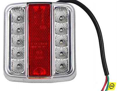 Фонарь задний универсальный LED (10-30V) б/л