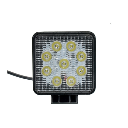 Фара светодиодная ФС 02709QS 27W 9LED (квадратная, направленный) 10-30V` 2025 Lm, OFF-ROAD