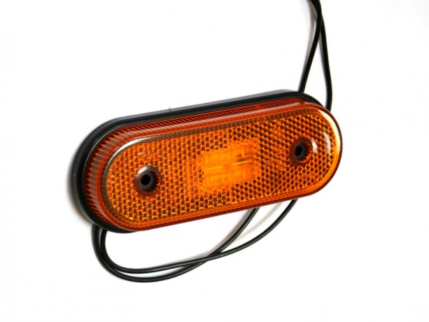 Фонарь габаритный маркерный желтый 12/24В