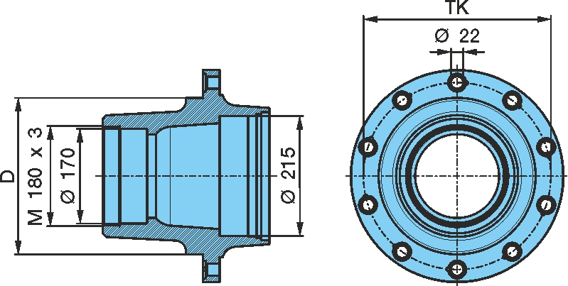 Ступица BPW HZM 20010 03.272.81.05.0