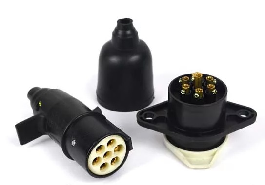 Разъем электрический ПС-325 (вилка+розетка) Пластик/Вывести