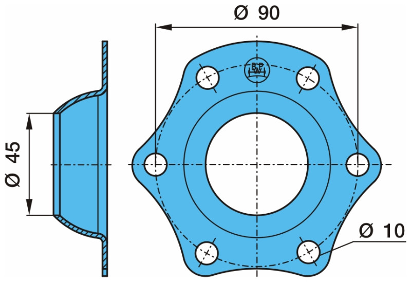 Держатель подшипника BPW (03.229.02.09.0)