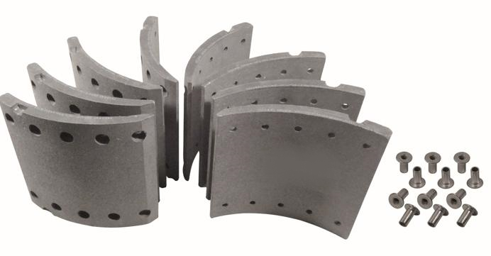 Комплект барабанных накладок с закл,420x180;1-й РЕМ. (80 отв.:8x15/93251) Rapit RA90321 @90766