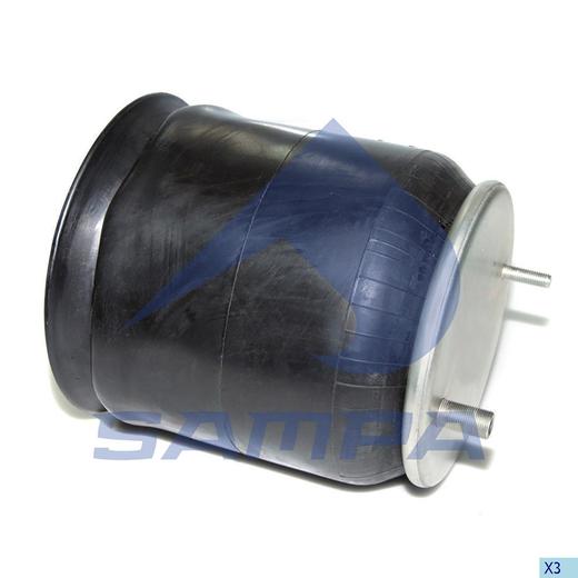 Пневморессора со стаканом (пластик) 1 шп.+штуц./4 отв.xМ12/Sampa SP554156KP/W01-358-9082