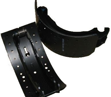 Колодка тормозная 420x180 BPW (05.091.46.17.0) (без накладок, с роликом)/ROSTAR (180.146170)/Выведен