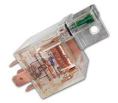 Реле 12В 40А, 5 контактов с предохранителем и светодиодом