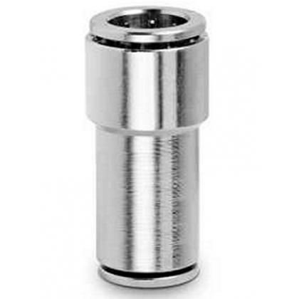 Фитинг прямой 6-6 (соединитель) CAMOZZI 6580 6 никель