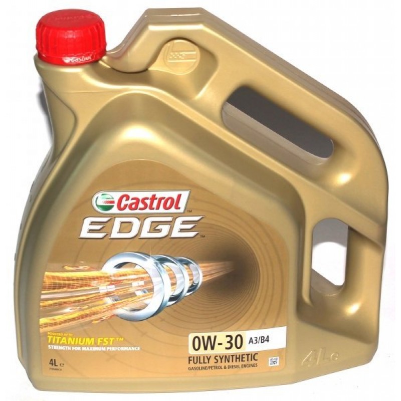 Масло моторное 0w30 син. Castrol EDGE A3/B4 4л (SL/CF)