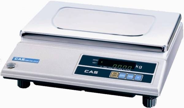 Электронные весы CAS AD-2,5 (настольные, с дисплеем, НПВ: 2,5 кг)
