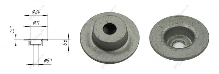 Крепеж тента к сдвижной крыше Edscha 4000063395