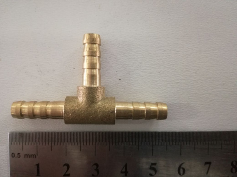 Наконечник переходник Т-образный D=6мм АТ-0166