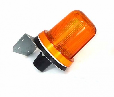Маяк импульсный светодиодный с кронштейном 12/24В малый (негабаритный груз)