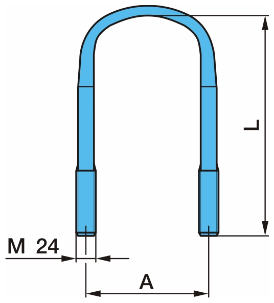 Стремянка М24х285*152 (03.138.41.33.4) / Se-M Lastik 11375 @7398