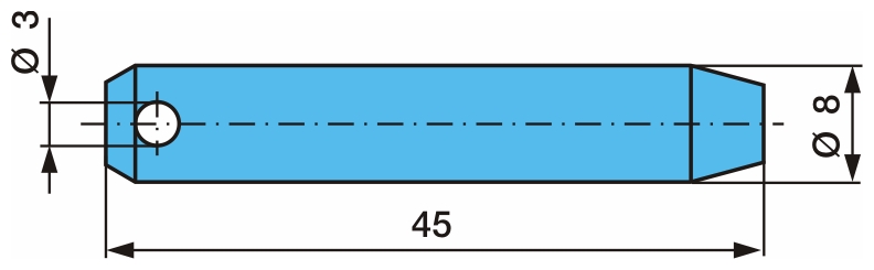Шплинт 8x45 BPW (03.084.71.17.0) ступичной гайки BPW®